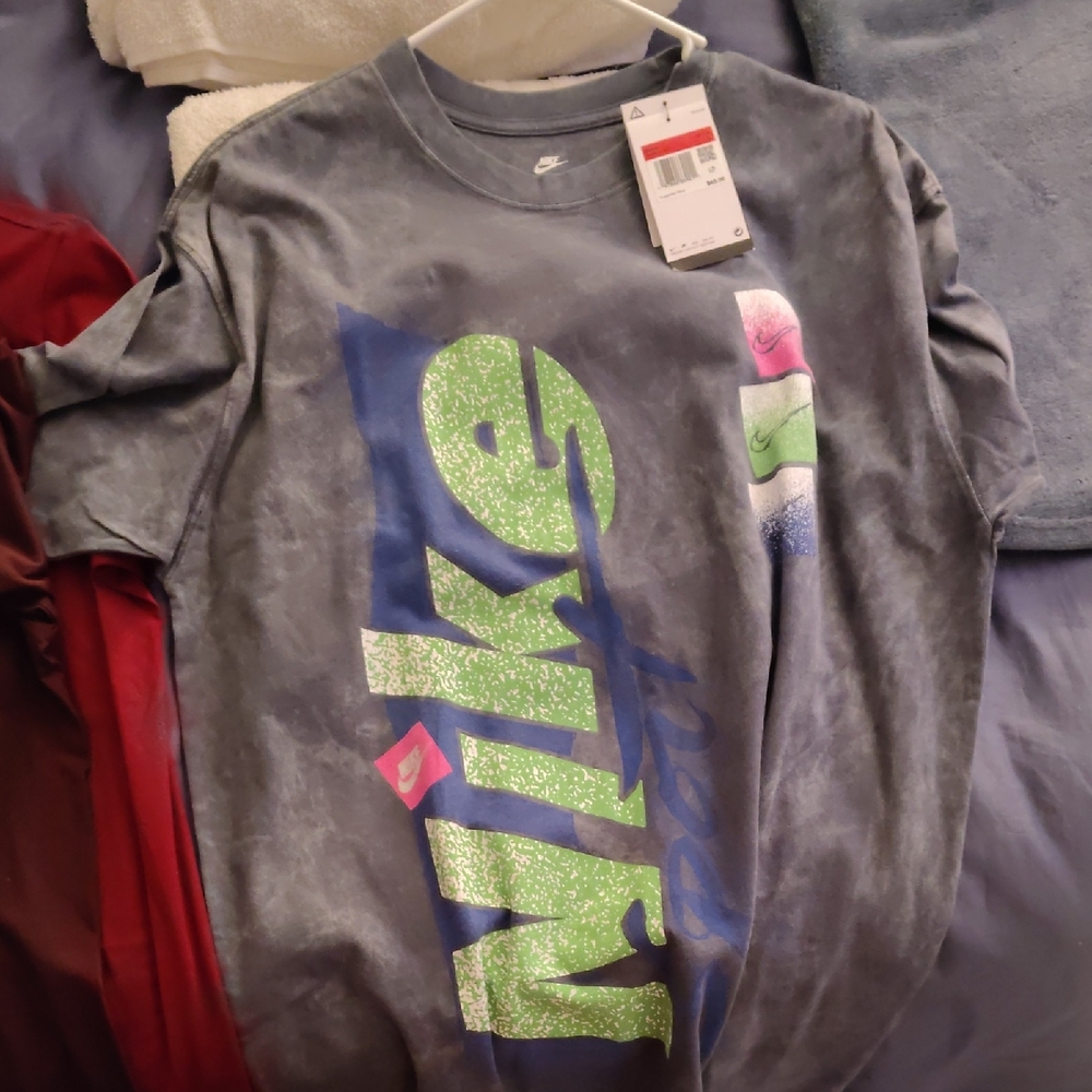 Nike Shirts Brand New With Tag . 2 Medium And Gray One Is Large .